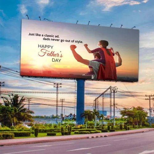 Outdoor hoarding advertising