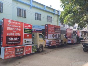 Brand roadshow in rural area
